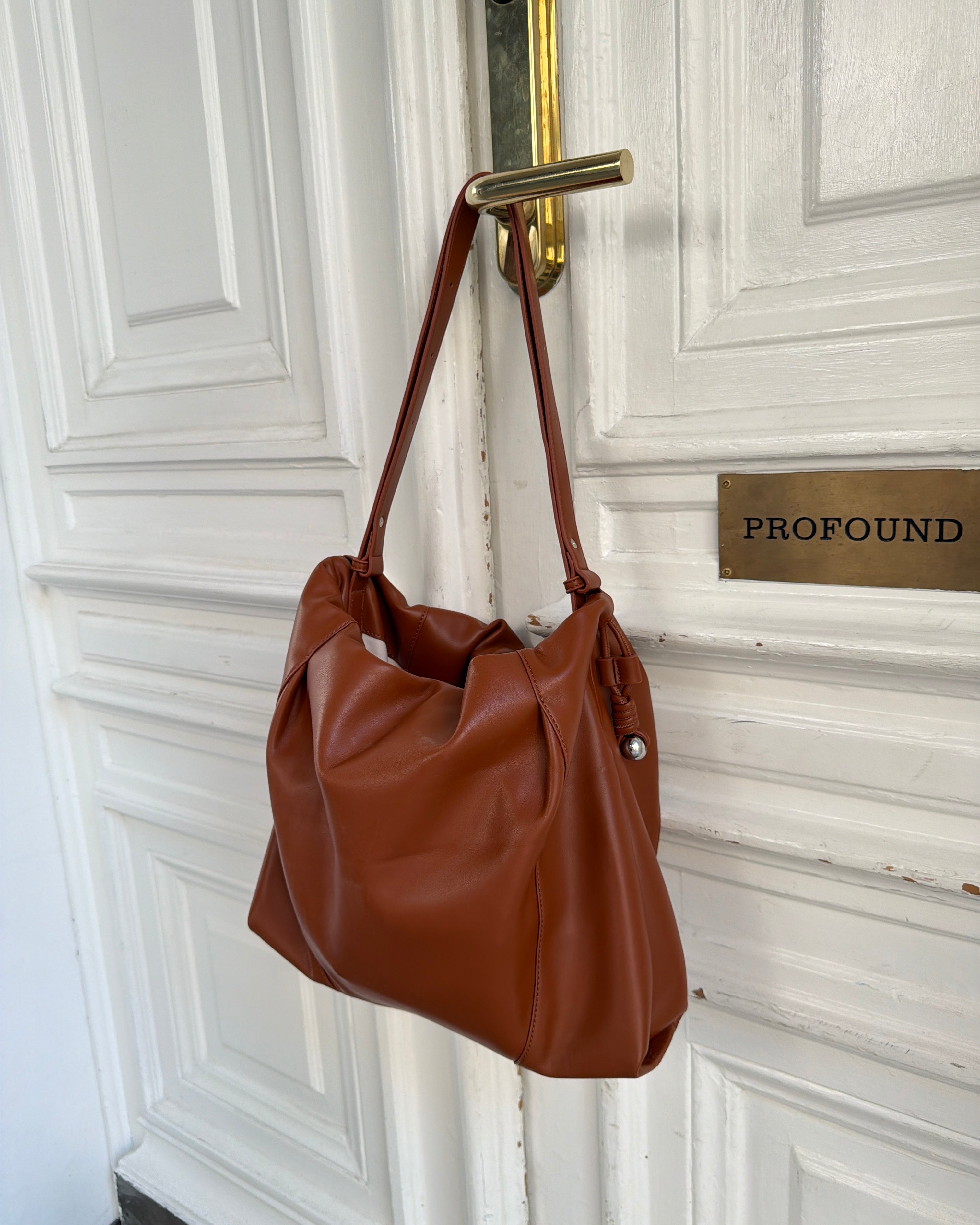 NAOMI BAG - COGNAC - Dinvintageshop