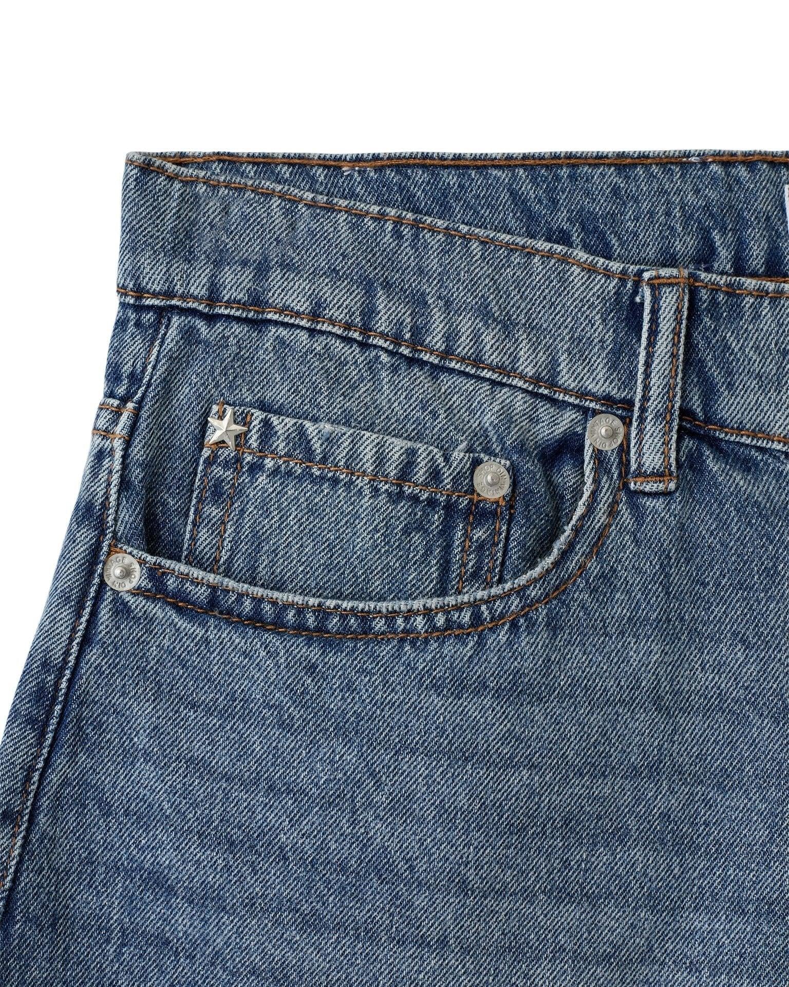 NOVA SHORTS - DARK BLUE - Dinvintageshop