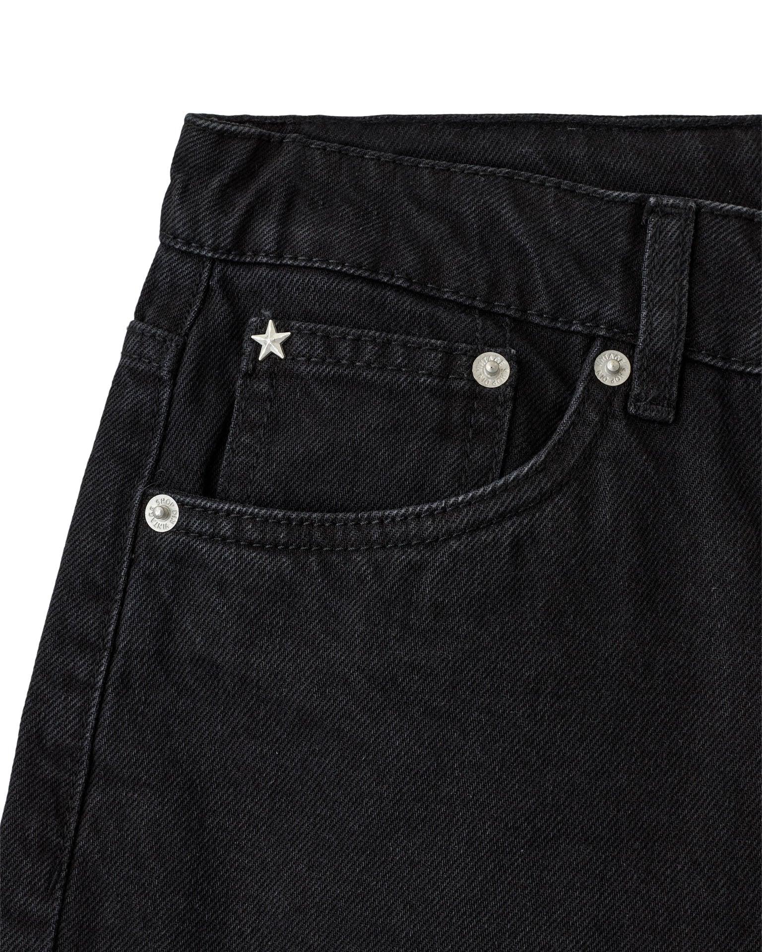 OLIVIA JORTS - BLACK - Dinvintageshop
