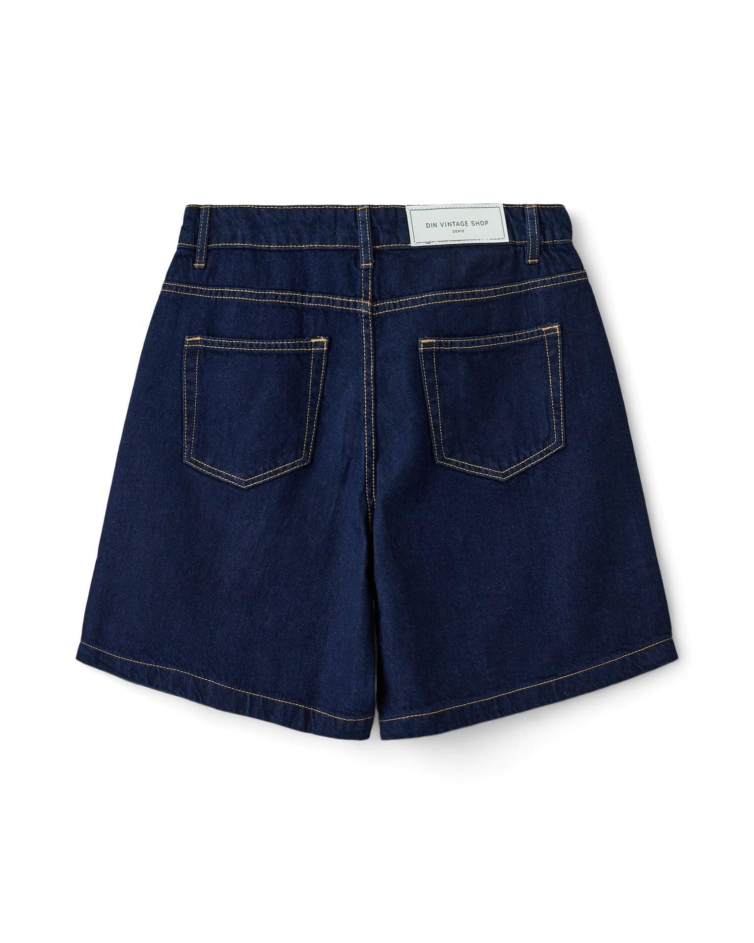 OLIVIA JORTS - DARK BLUE - Dinvintageshop