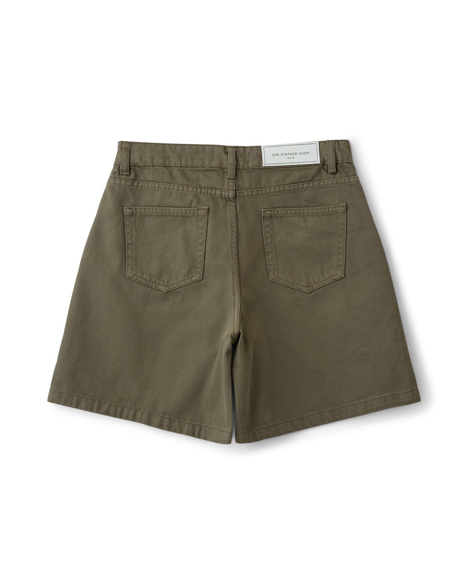 OLIVIA JORTS - DARK GREEN - Dinvintageshop