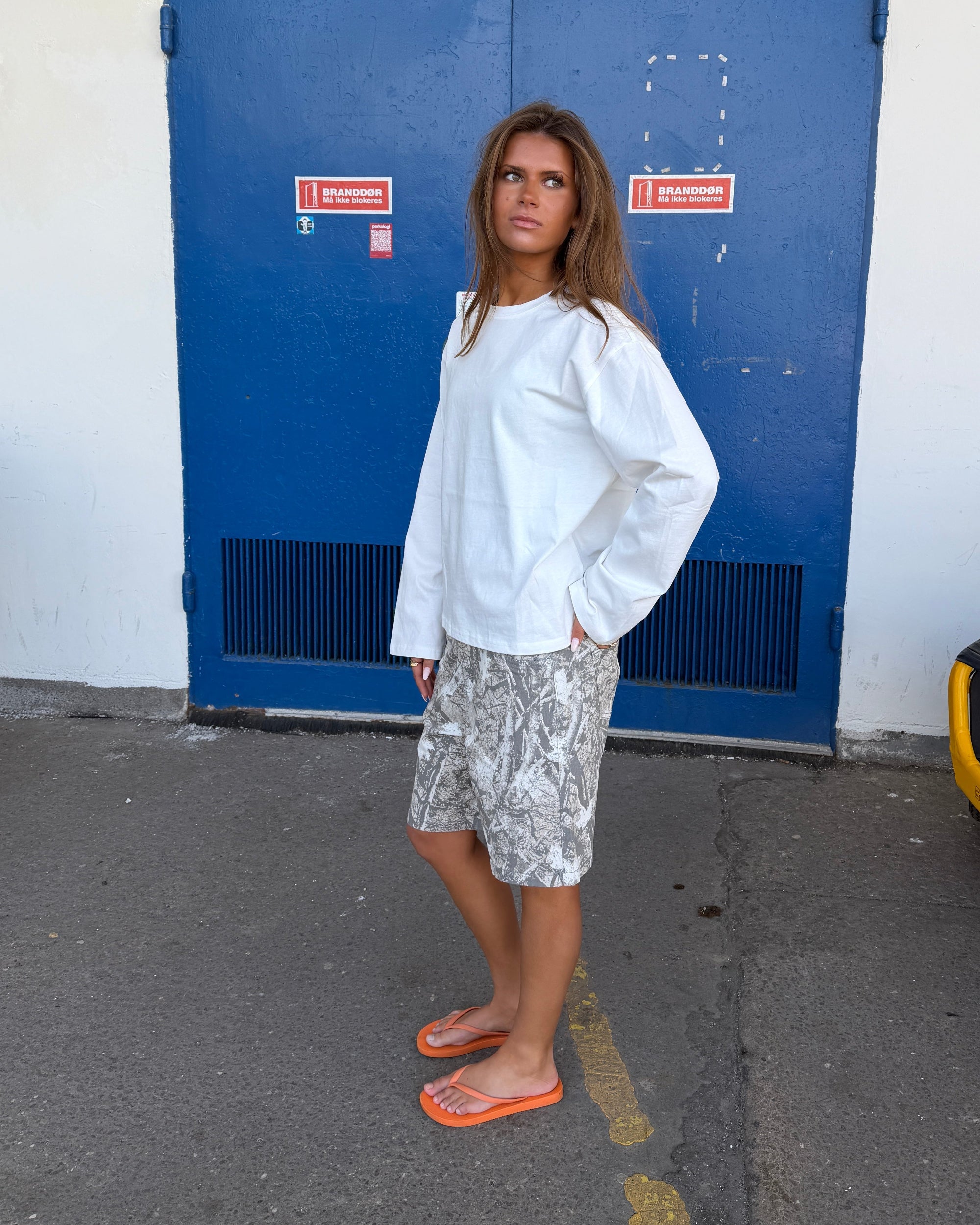OLIVIA JORTS - GREY FOREST - Dinvintageshop