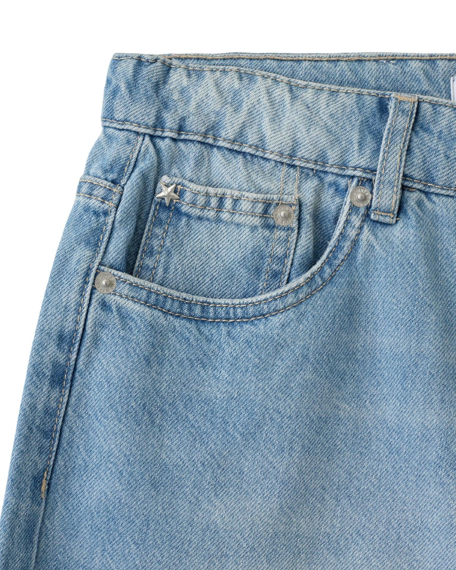 OLIVIA JORTS - LIGHT BLUE - Dinvintageshop