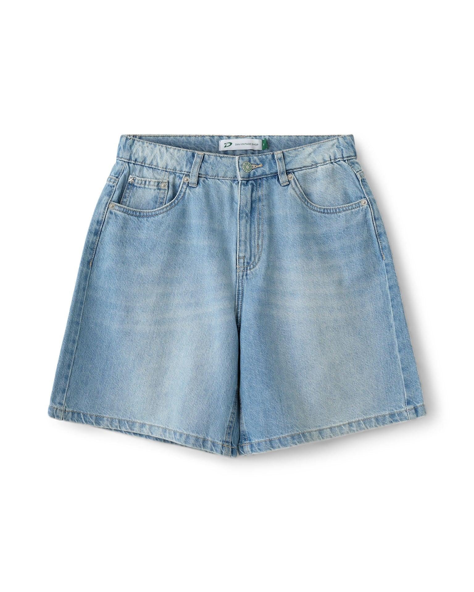 OLIVIA JORTS - LIGHT BLUE - Dinvintageshop