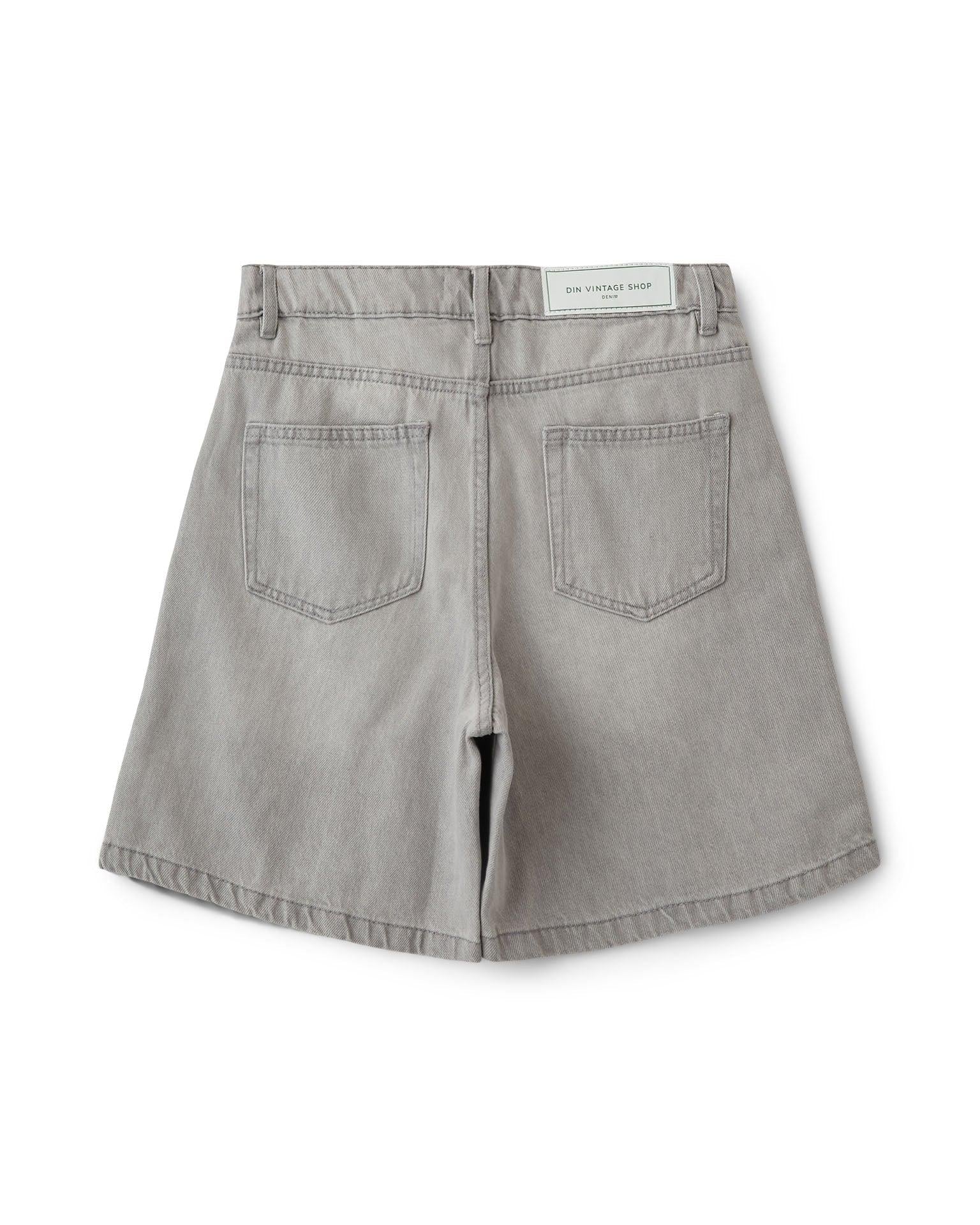 OLIVIA JORTS - LIGHT GREY - Dinvintageshop