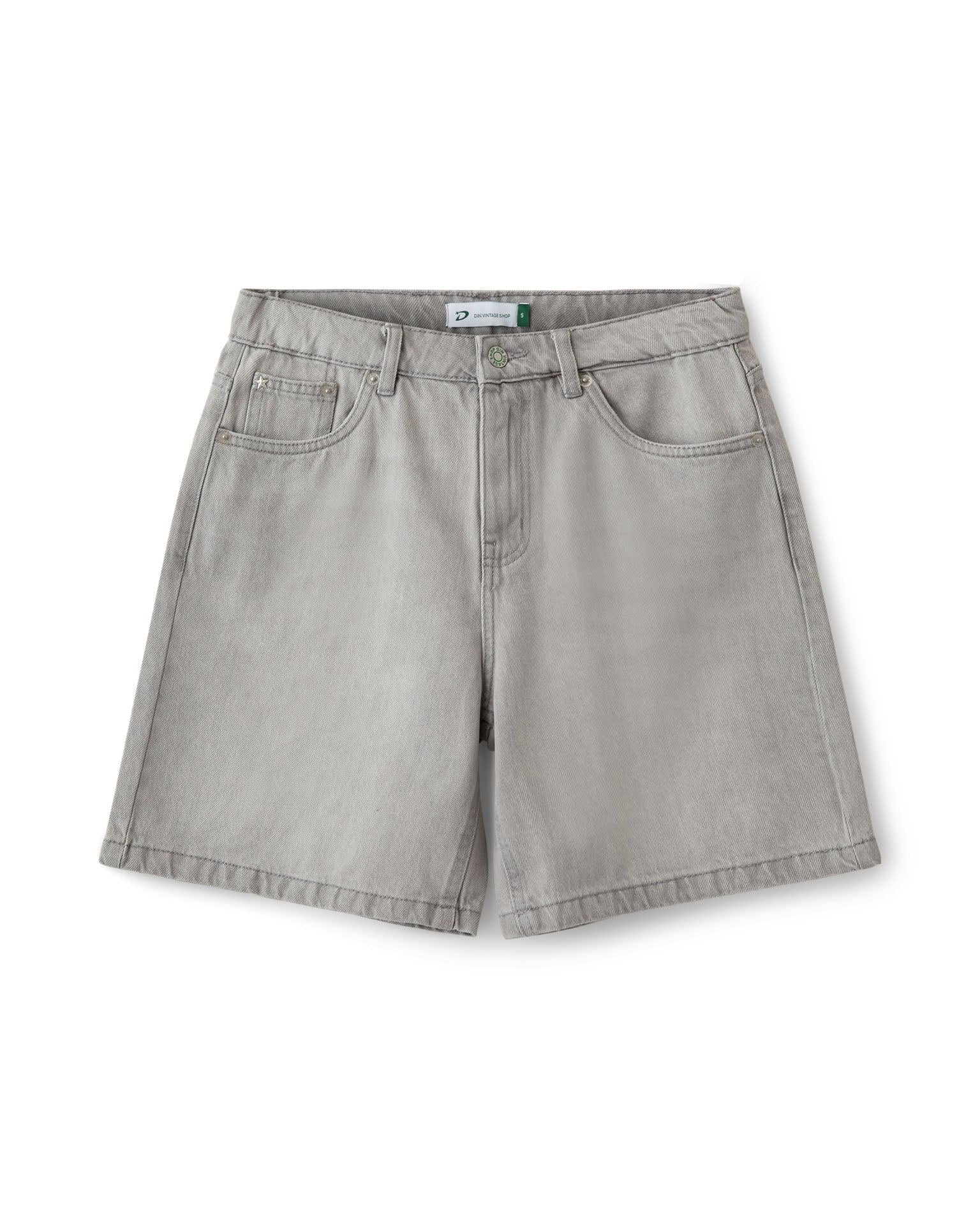 OLIVIA JORTS - LIGHT GREY - Dinvintageshop