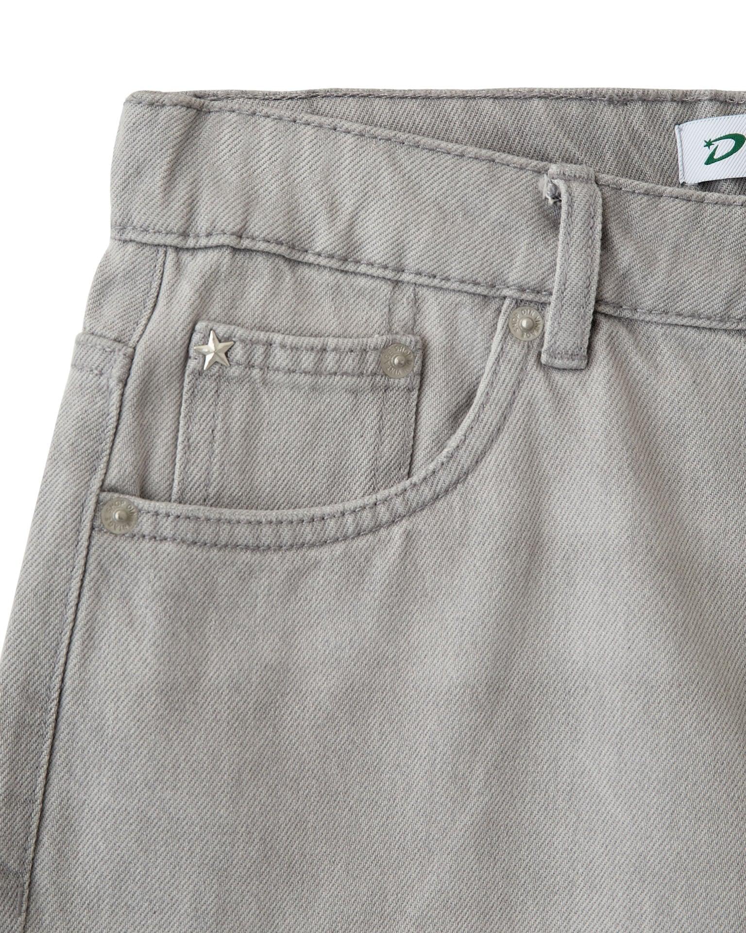 OLIVIA JORTS - LIGHT GREY - Dinvintageshop