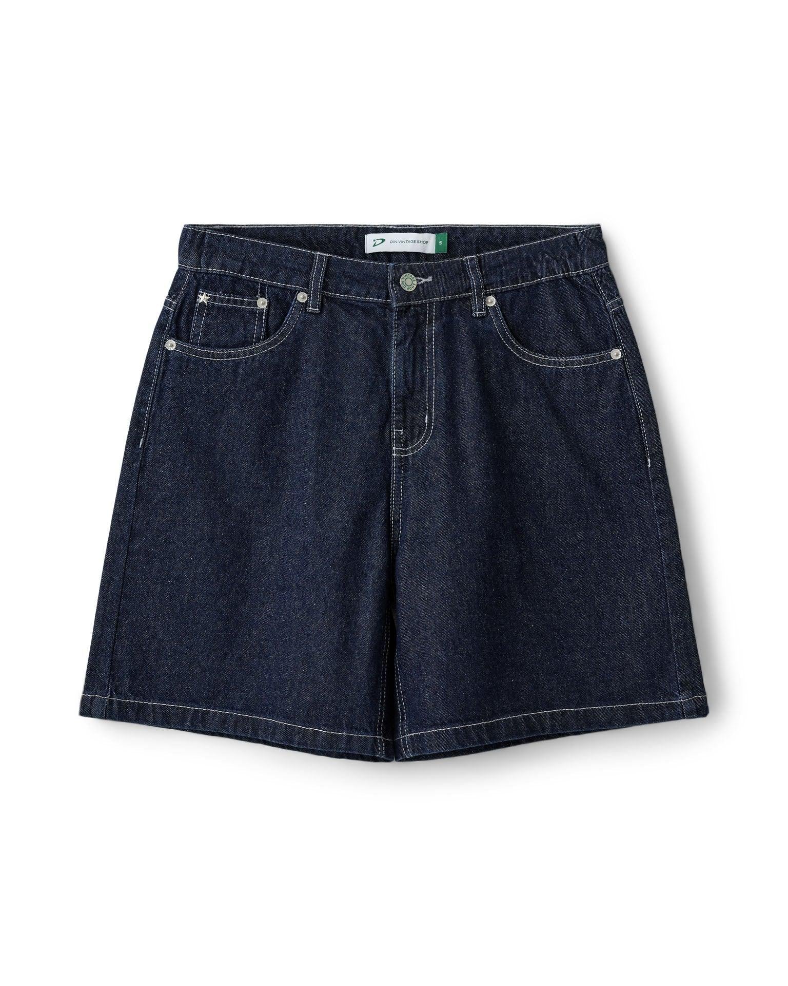 OLIVIA JORTS - RAW BLUE - Dinvintageshop