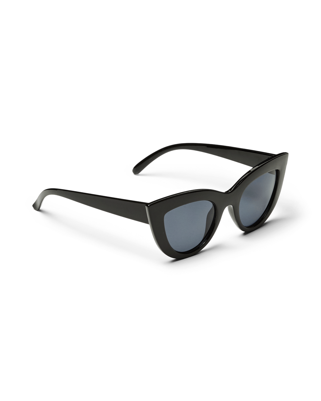 Sorte Donai cat-eye solbriller fra PIECES med mørke glas