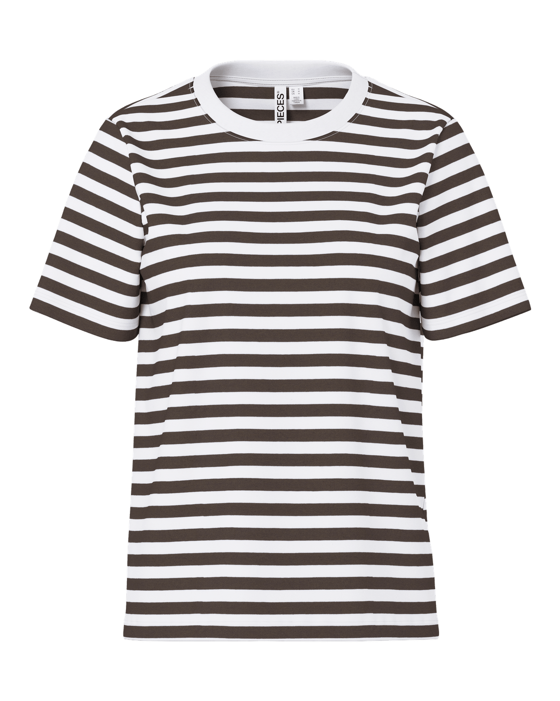 RIA STRIPE TEE - HOT FUDGE - Dinvintageshop