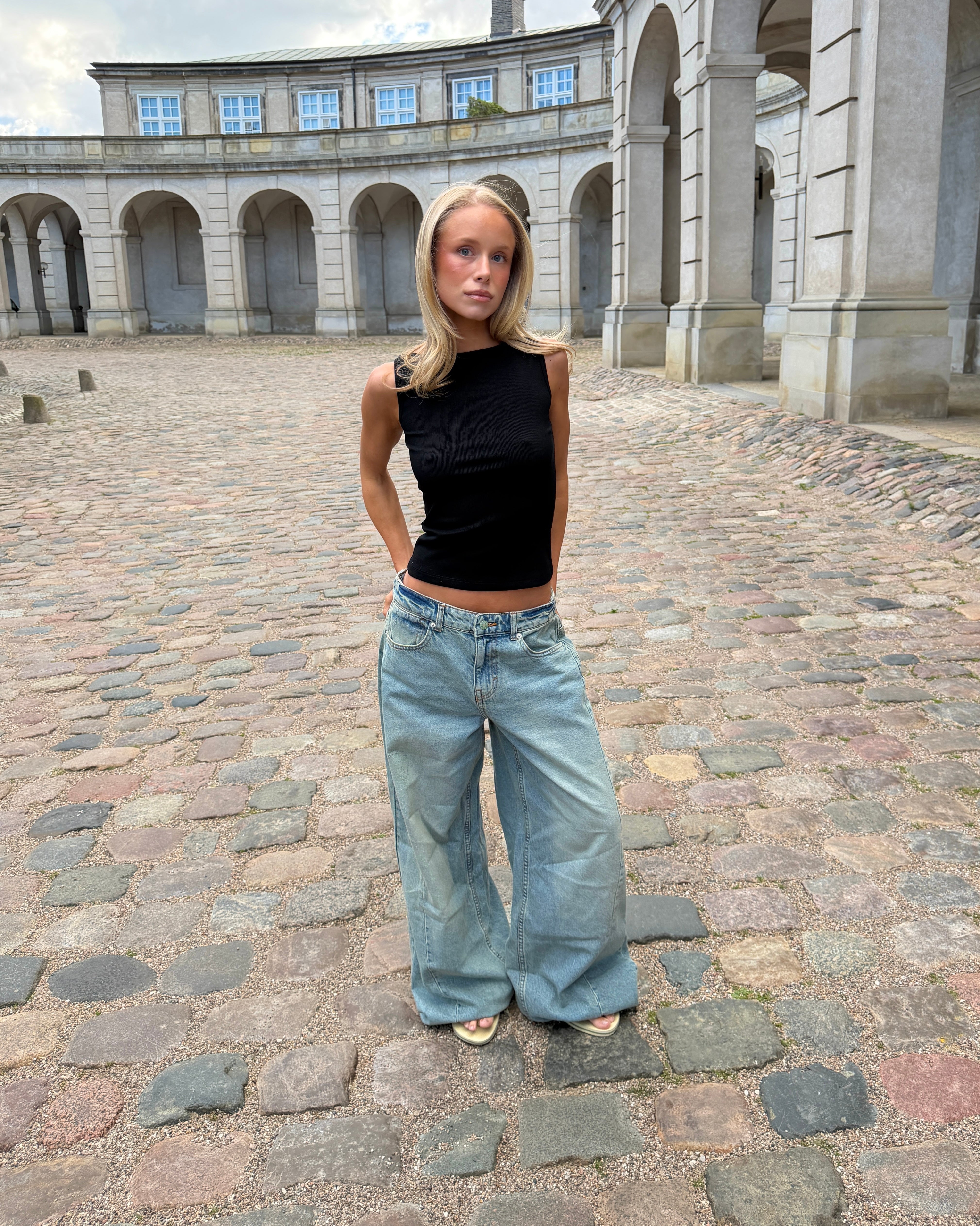 SILLE BAGGY JEANS - BLUE WASHED