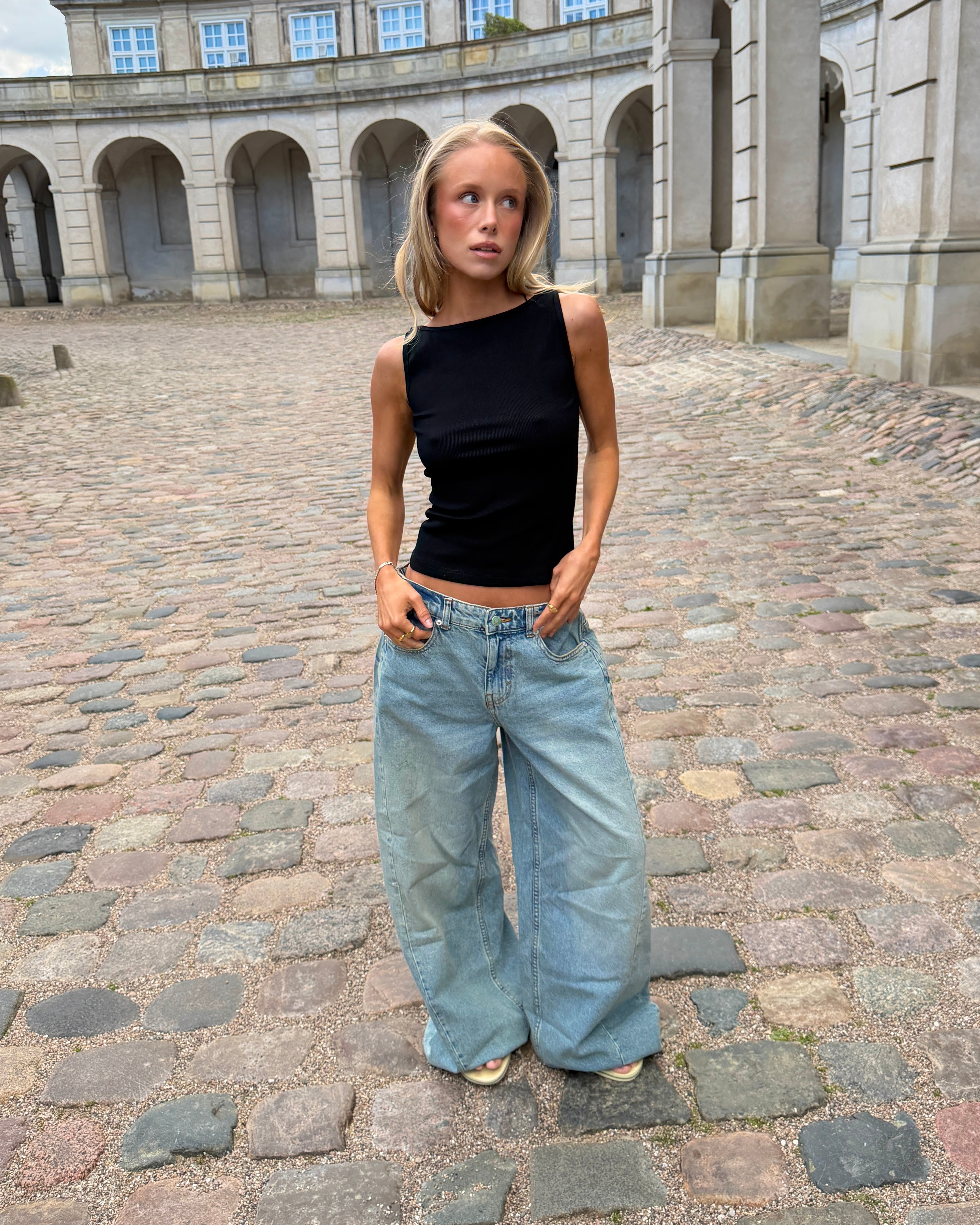 SILLE BAGGY JEANS - BLUE WASHED