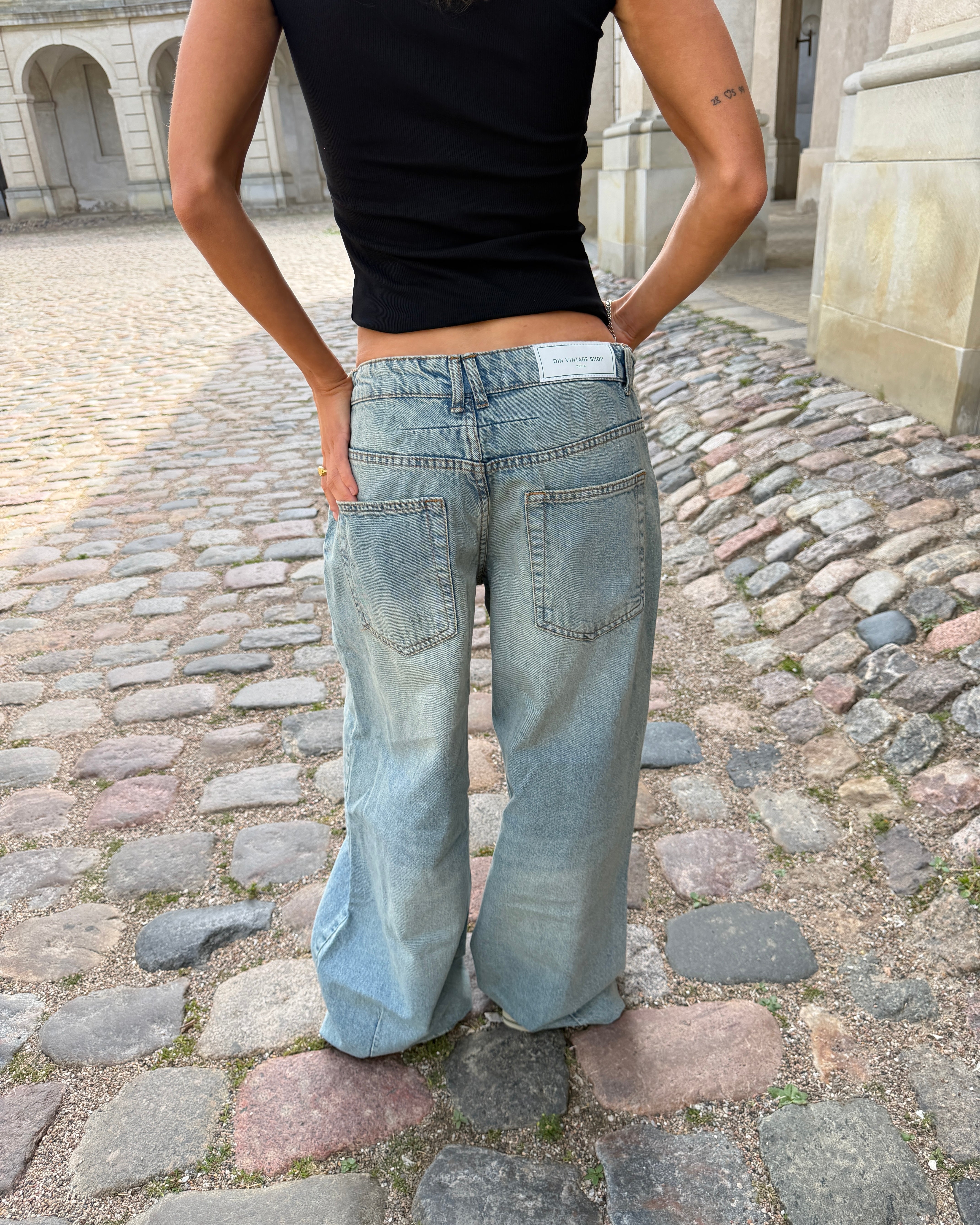 SILLE BAGGY JEANS - BLUE WASHED