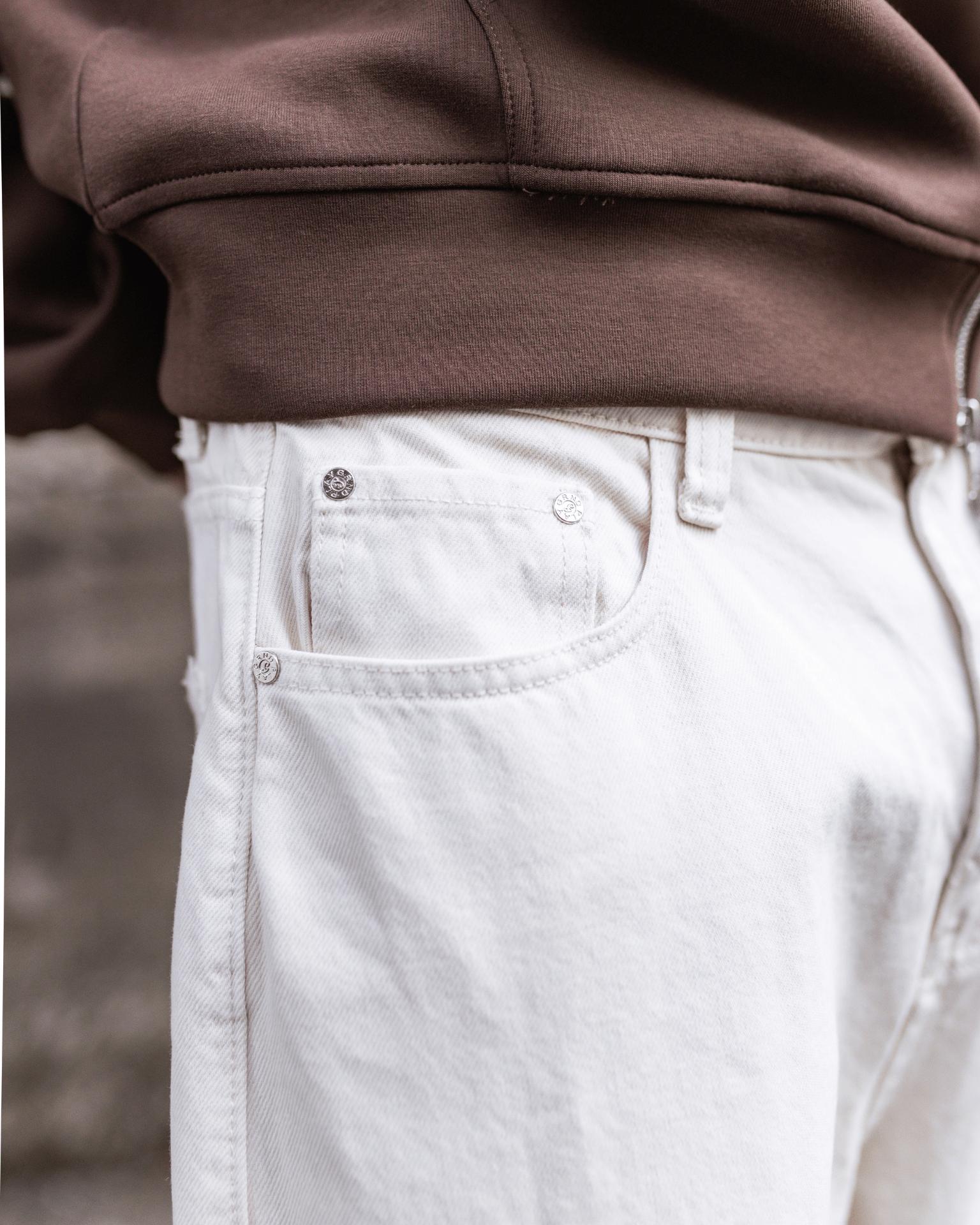 TYLER BAGGY JEANS - OFF WHITE