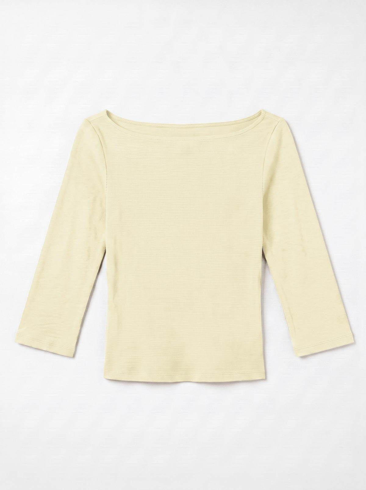 ASTRID 3/4 TOP - PALE BANANA - Dinvintageshop