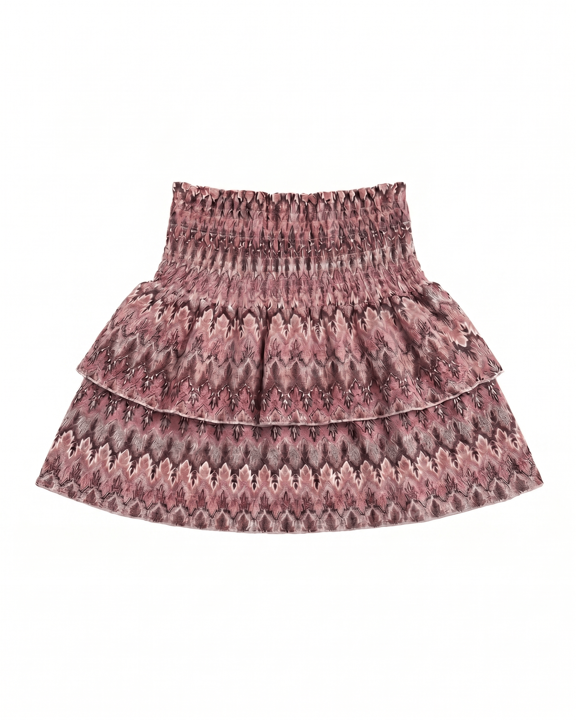 VIGGA RUFFLE TOP/SKIRT - BERRY MIX - Dinvintageshop