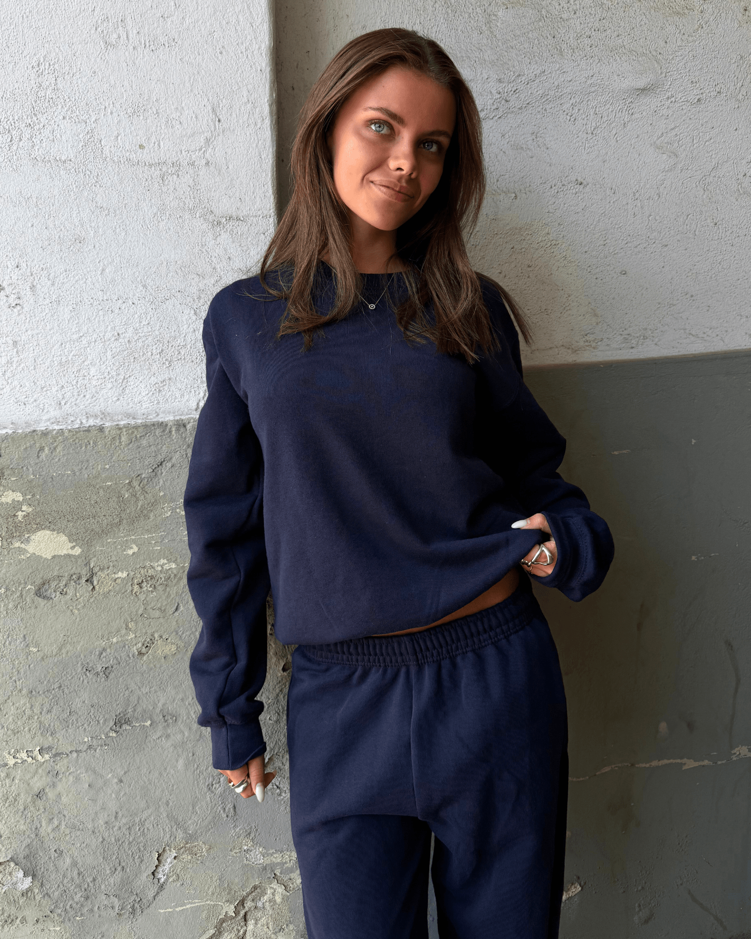 FRUIT SWEATSHIRT - NAVY