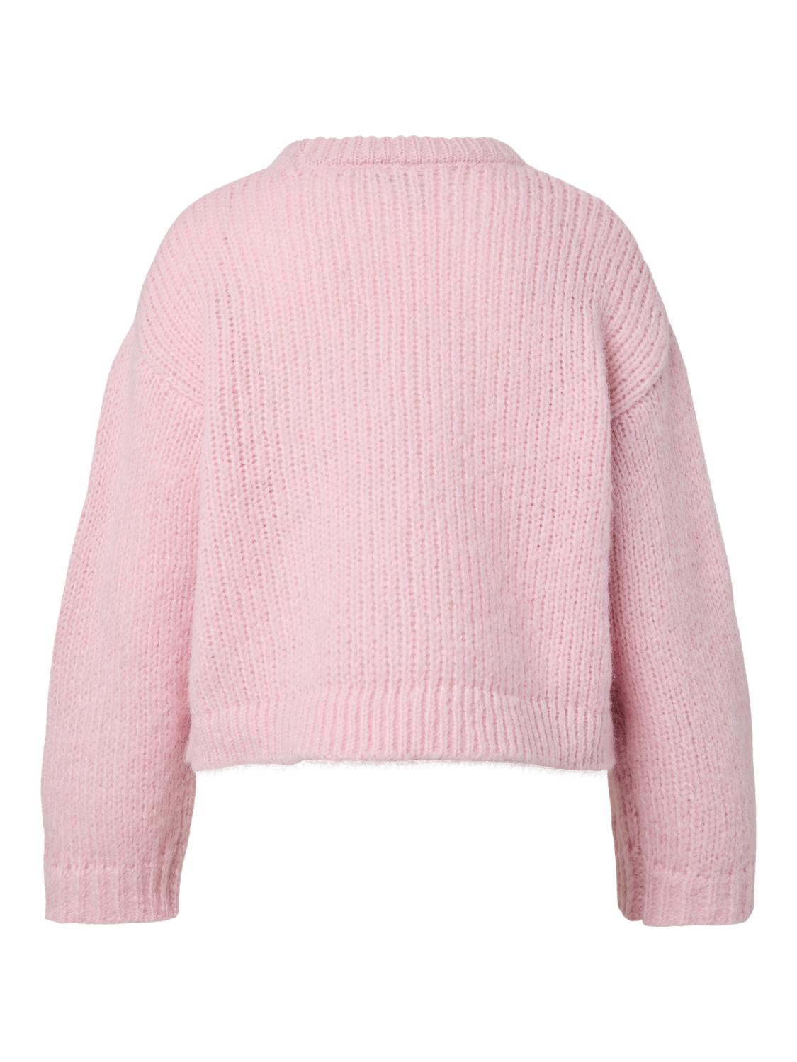 DORTHEA CHUNKY KNIT - ROSEATE SPOONBILL MELANGE - Dinvintageshop