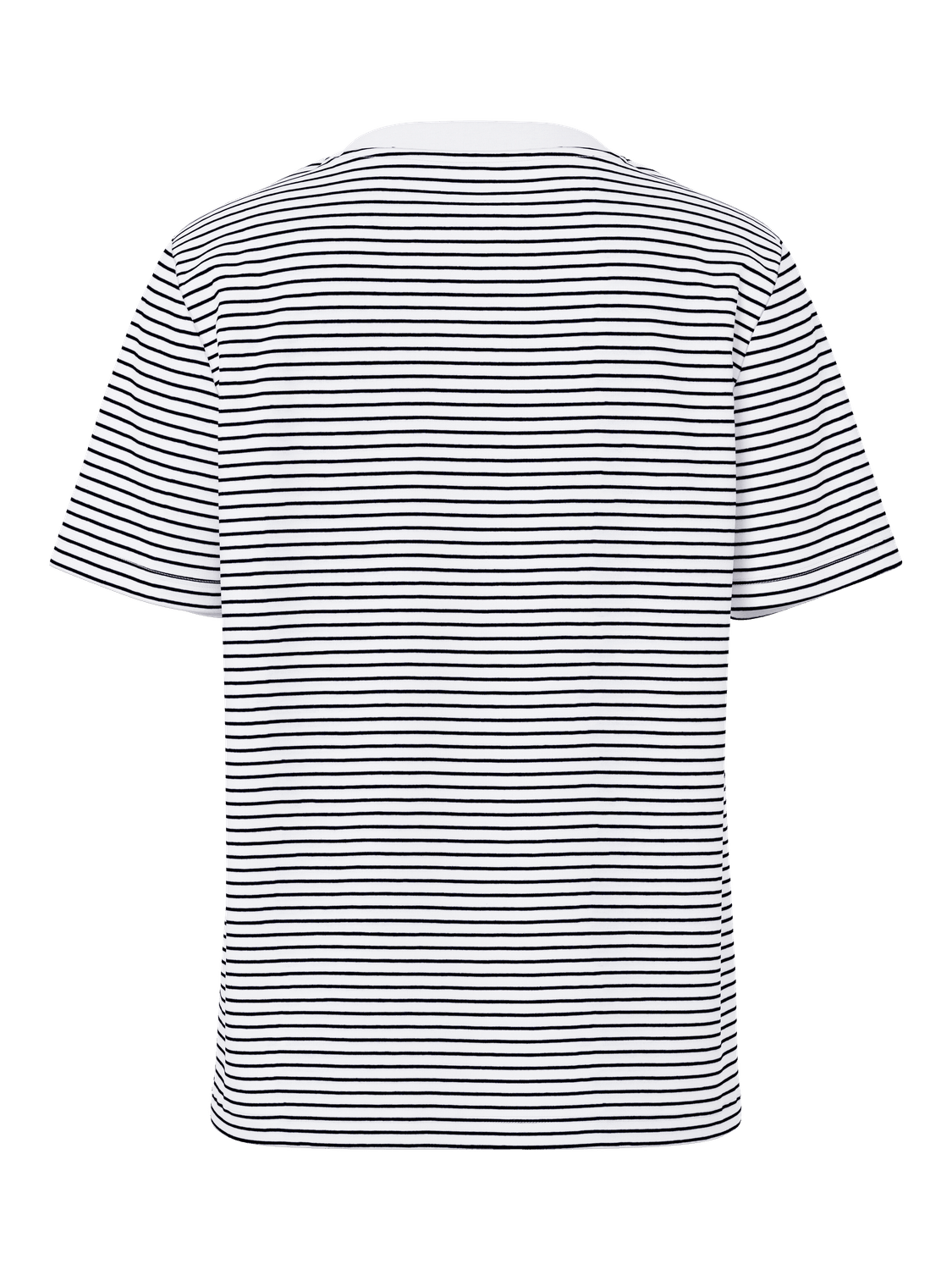 RIA SMALL STRIPE TEE - BRIGHT WHITE/MARITIME BLUE