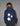 METALIC STARS HOODIE (rygprint) - NAVY