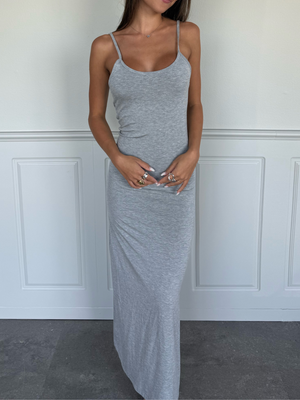 MARIE DRESS - LT GREY