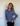 AVA STRING SHIRT - NAVY