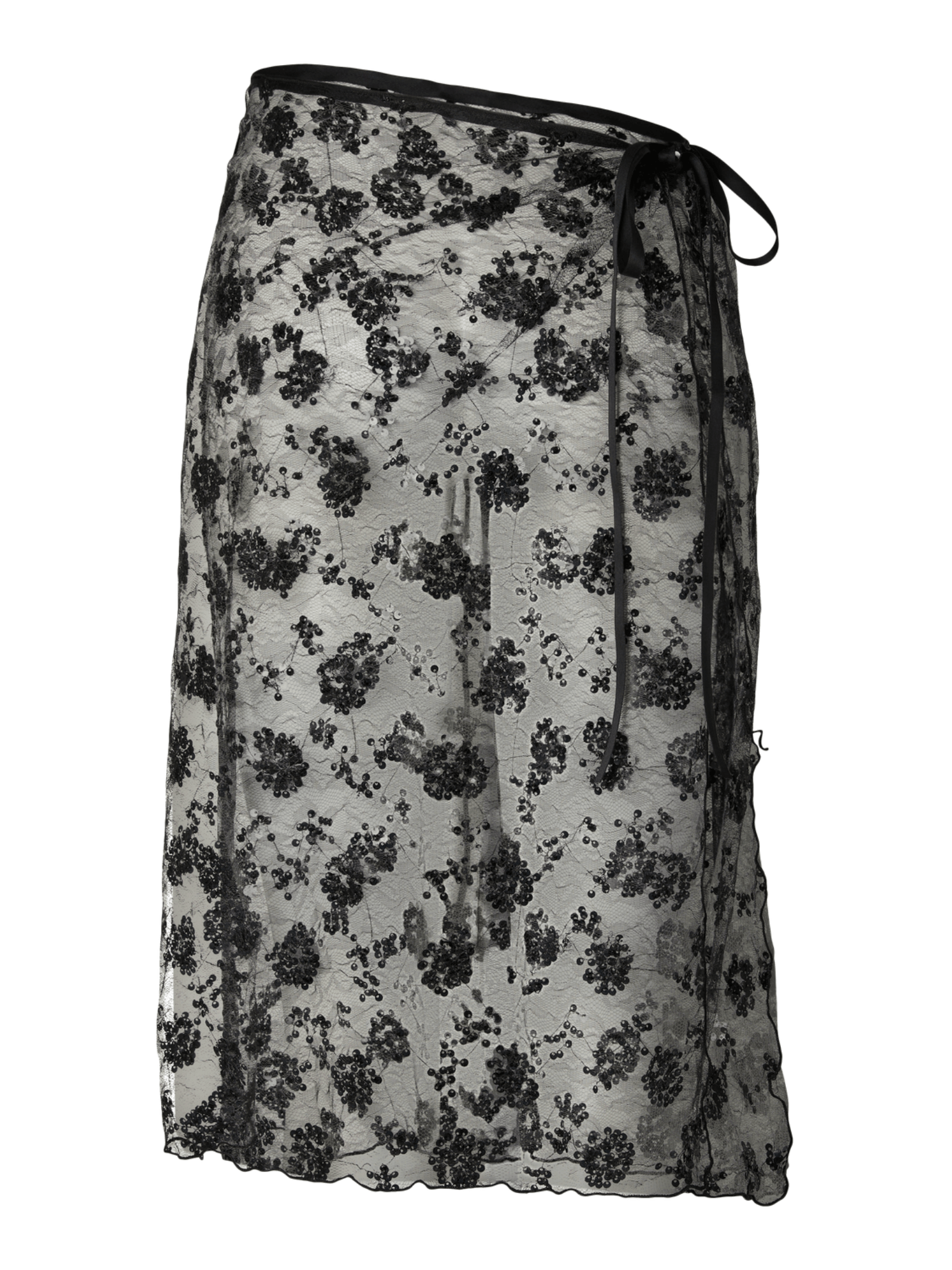 NATASJA LACE SARONG - BLACK