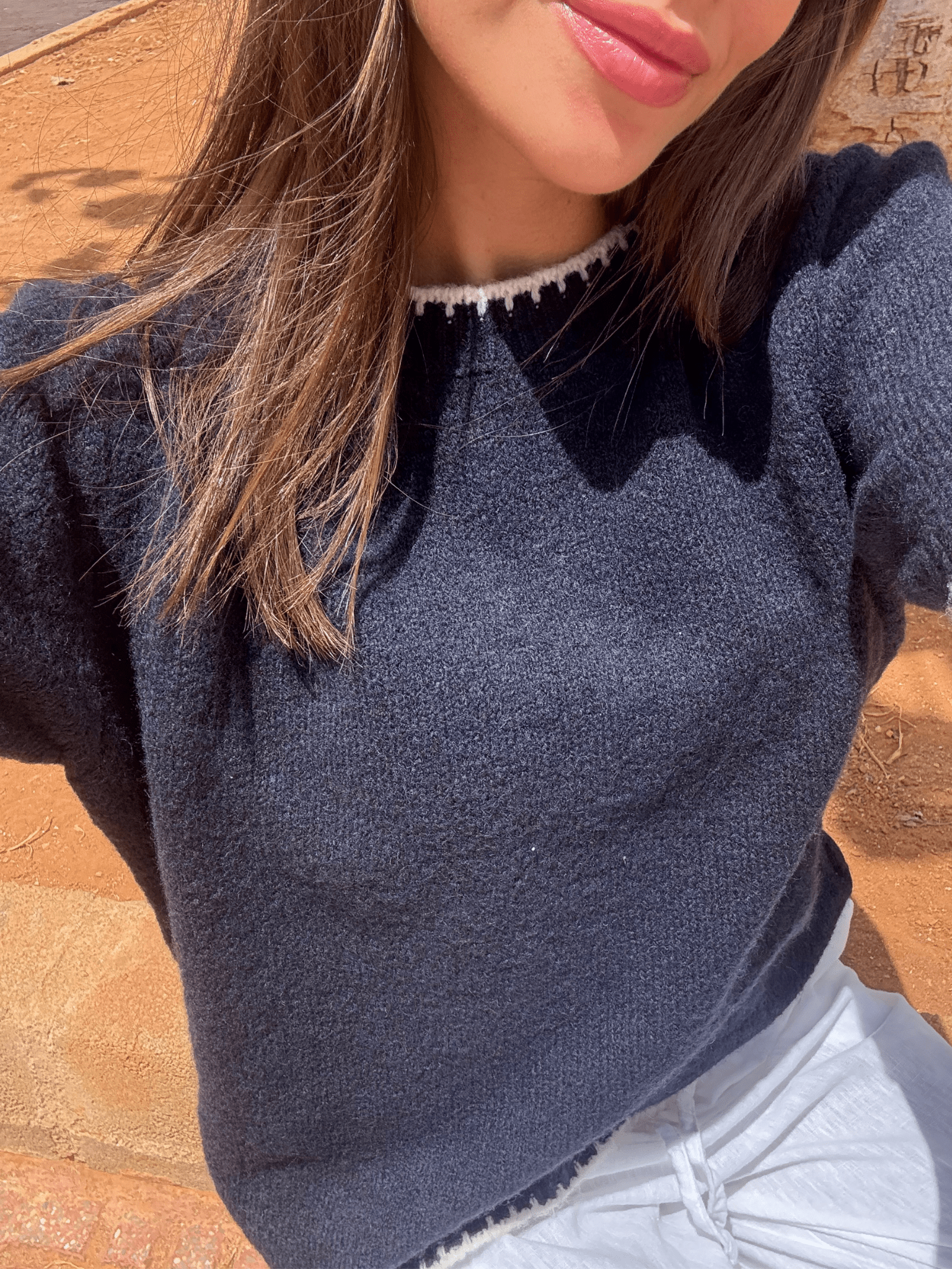 MADDIE KNIT - NAVY