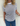 RIA STRIPE TEE - GREY/BRIGHT WHITE