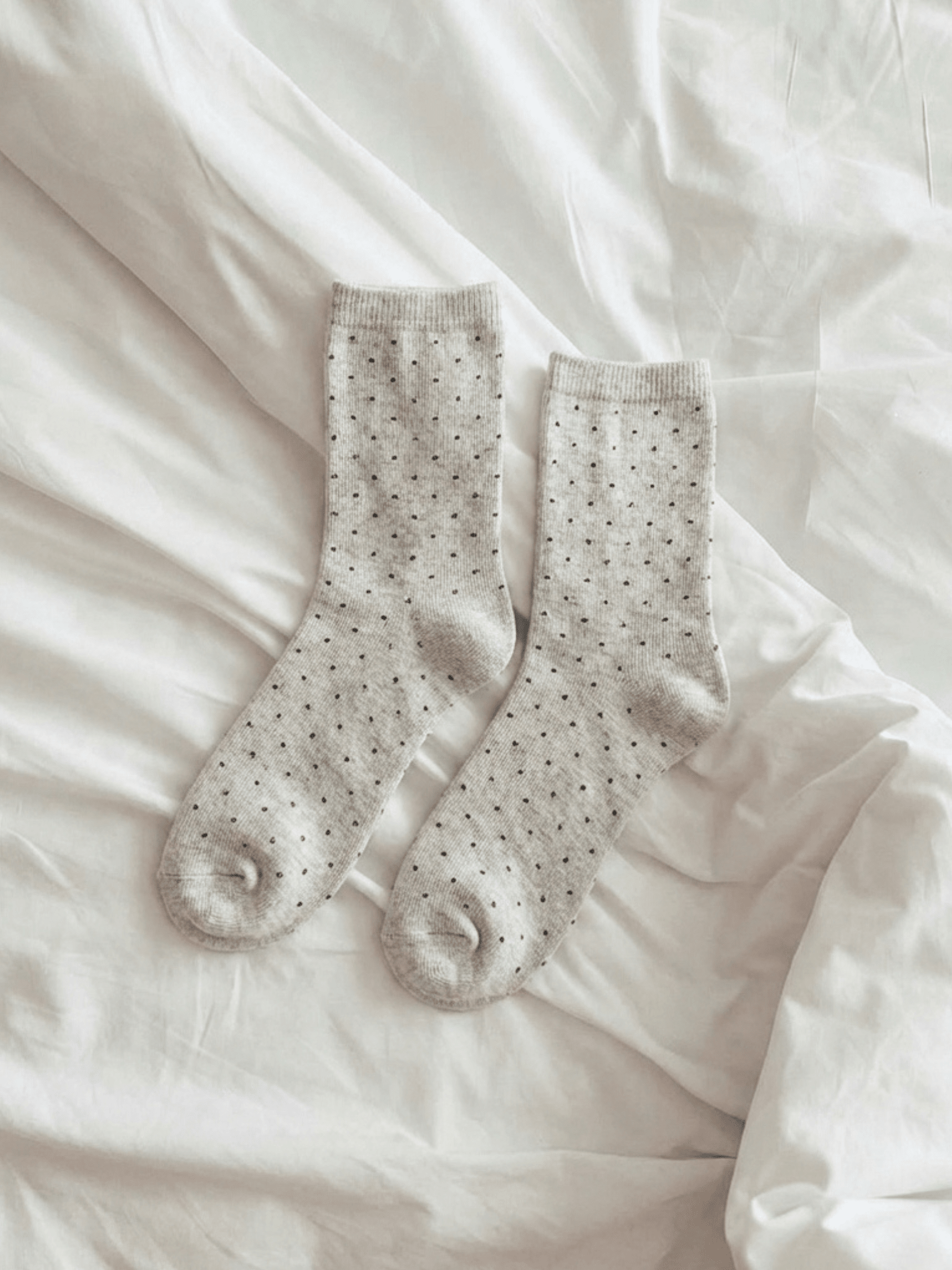 SEBBY GLITTER SOCKS - SILVER LINING DOTS