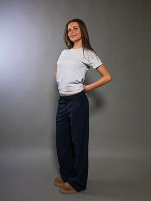 BELLA SUIT PANT - NAVY