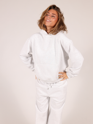 OVERSIZED HOODIE - LIGHT GREY