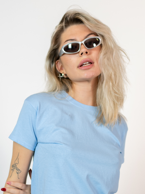 FRUIT BABY TEE - LIGHT BLUE