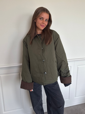 JORMA JACKET - FOREST NIGHT/HOT FUDGE