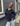 CILLE OVERSIZE JACKET - NAVY