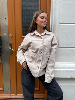 CILLE OVERSIZE JACKET - BEIGE
