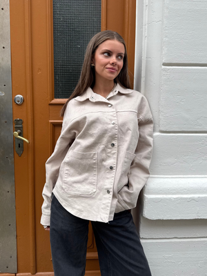 CILLE OVERSIZE JACKET - BEIGE