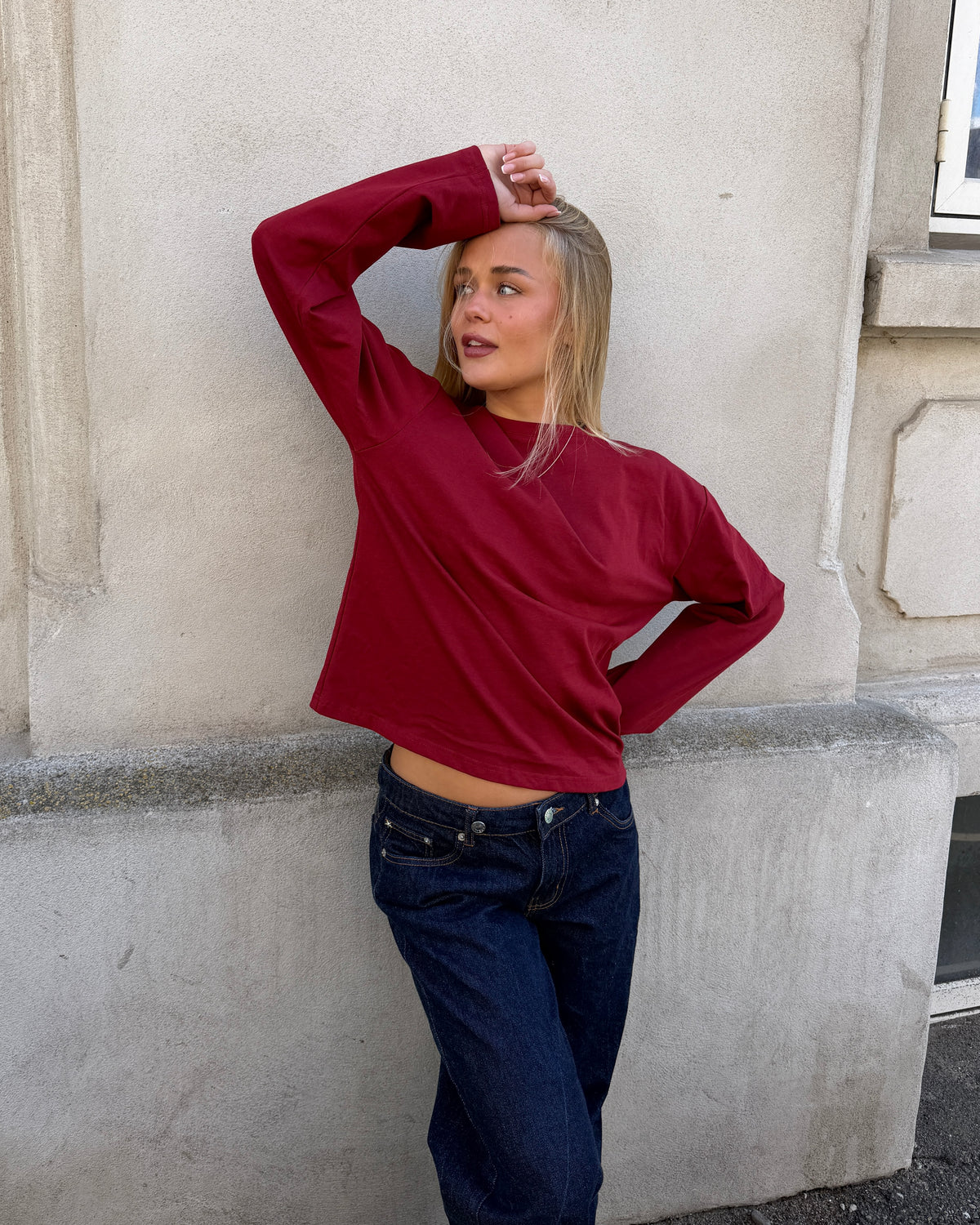 MYNTE TEE - BORDEAUX