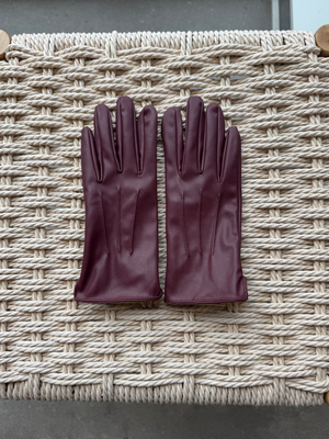 CELLIE GLOVES (mobile friendly) - TAWNY PORT