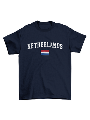 NETHERLANDS, BABY TEE - NAVY