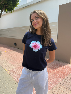 HAWAII (blue) BABY TEE - NAVY