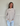 SADIE STRIPE TEE LS - CLOUD DANCER / FOSSIL