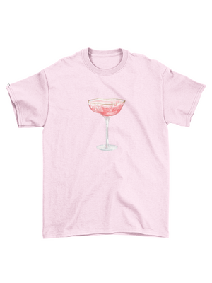 MARGARITHA BABY TEE - LYSERØD