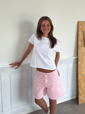OLIVIA JORTS - LIGHT PINK