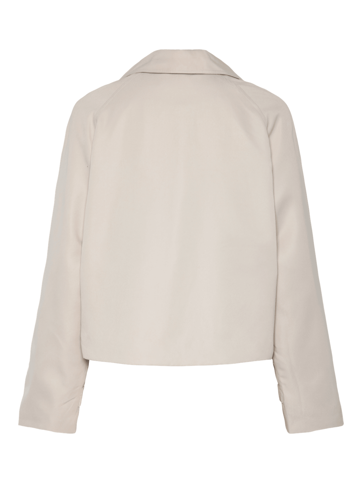 SCARLETT SHORT TRENCHCOAT - SILVER GRAY