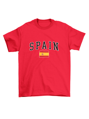 SPAIN, BABY TEE - RØD