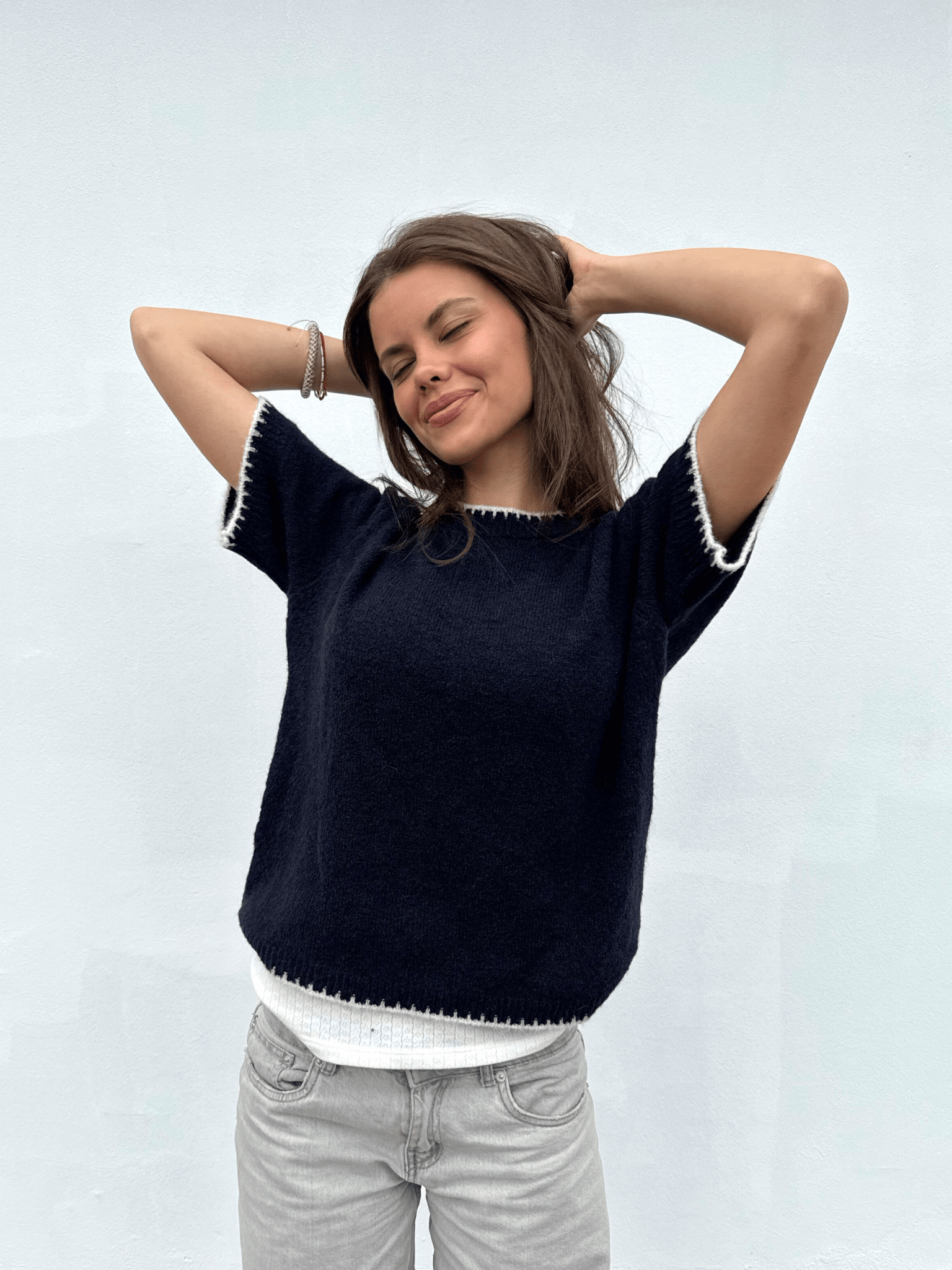 MADDIE KNIT - NAVY
