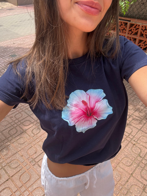 HAWAII (blue) BABY TEE - NAVY