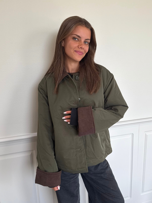 JORMA JACKET - FOREST NIGHT/HOT FUDGE