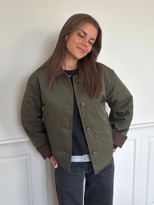 JORMA JACKET - FOREST NIGHT/HOT FUDGE